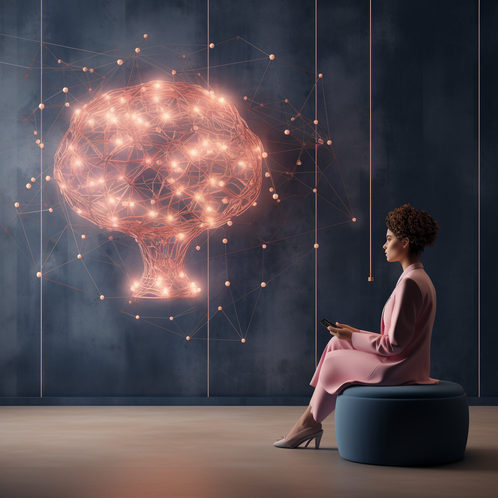 mental health in the workplace, concept image.